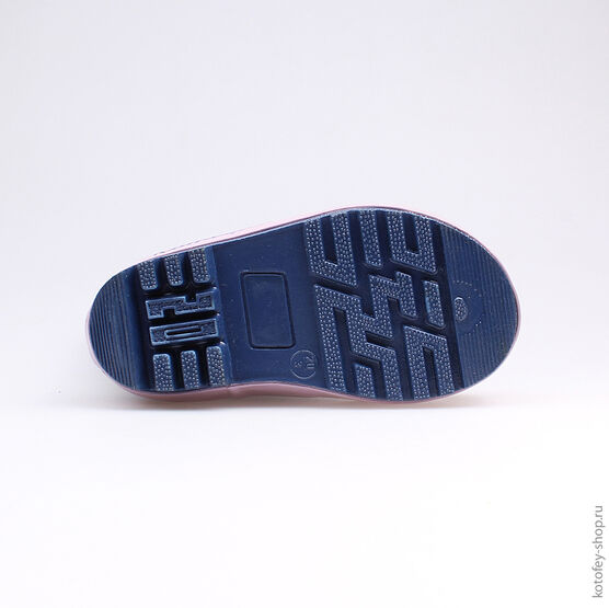 166064-11 Резиновые сапоги для девочки син-сир фото №3