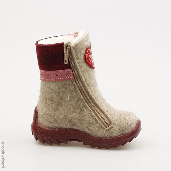 167022-42 Валенки для девочки сер-бор фото №2