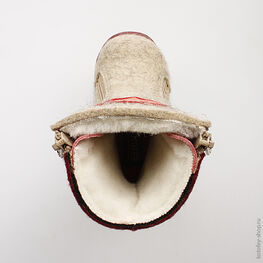 167022-42 Валенки для девочки сер-бор фото №4