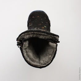 167024-41 Валенки для мальчики черный фото №4