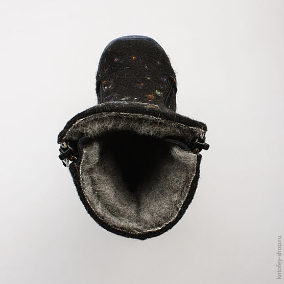 167024-41 Валенки для мальчики черный фото №4