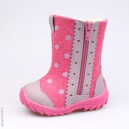 167030-44 Валенки для девочки роз-сир