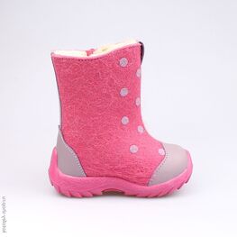 167030-44 Валенки для девочки роз-сир фото №2