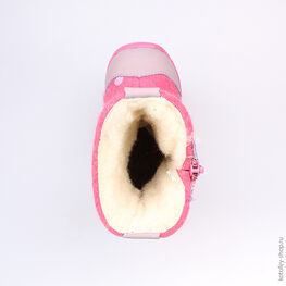 167030-44 Валенки для девочки роз-сир фото №4