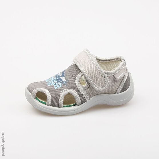 221006-13 Сандалии текстильные для мальчики серый