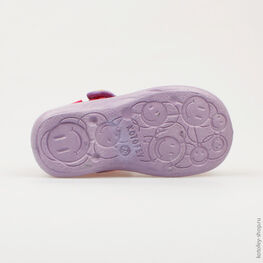 221017-71 Босоножки текстильные для девочки сиреневый фото №3