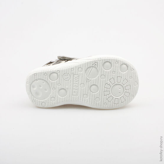 221018-14 Сандалии текстильные для мальчики серый фото №3