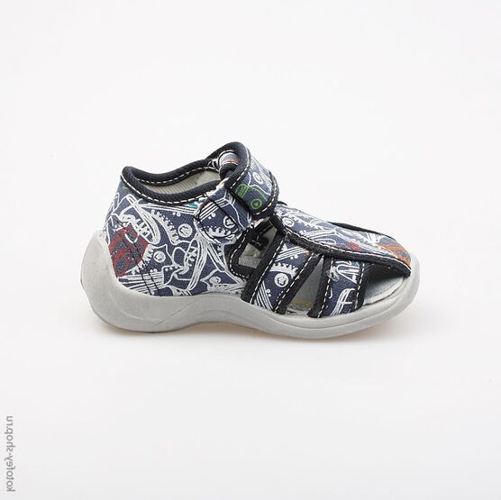 221023-12 Сандалии текстильные для мальчики светло-синий фото №2