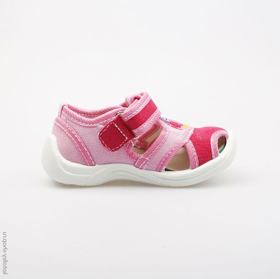 221026-12 Текстильная обувь для девочки роз-фук фото №2