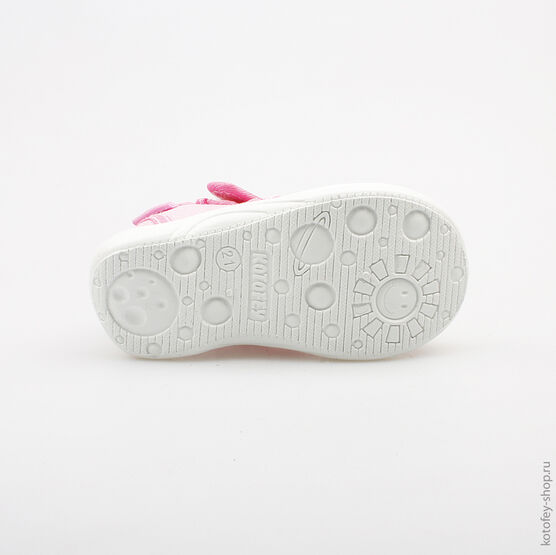221026-12 Текстильная обувь для девочки роз-фук фото №3