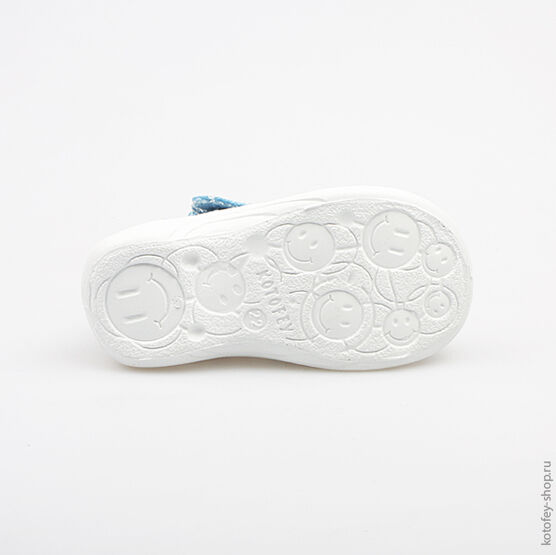 221028-11 Сандалии текстильные для мальчики светло-синий фото №3