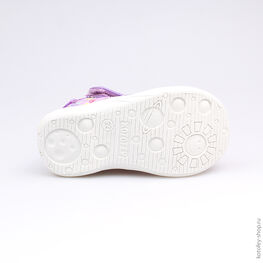 221031-11 Босоножки текстильные для девочки сиреневый фото №3