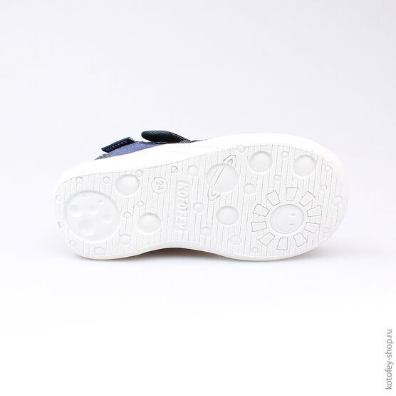 221032-12 Сандалии текстильные для мальчики светло-синий фото №3