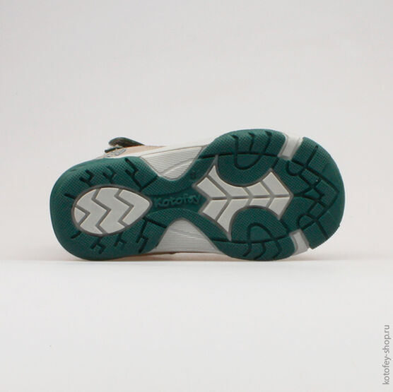 222024-26 Сандалии для мальчики сер-зел фото №3