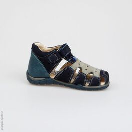 222068-22 Сандалии для мальчики син-сер фото №2