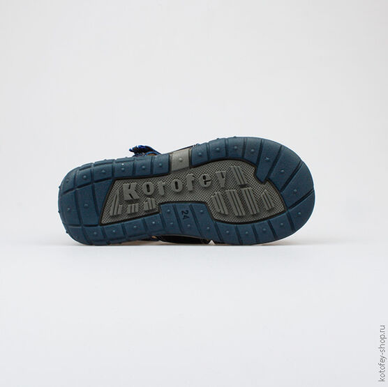 222068-22 Сандалии для мальчики син-сер фото №3