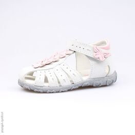 222071-24 Босоножки для девочки серебряный