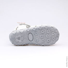 222071-24 Босоножки для девочки серебряный фото №3