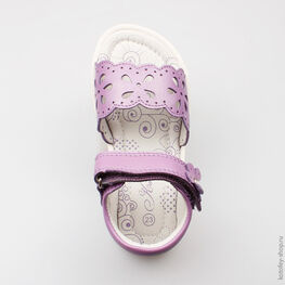 222080-22 Босоножки для девочки сиреневый фото №4