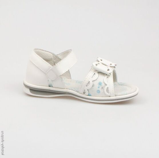 222081-23 Босоножки для девочки белый фото №2