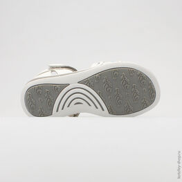 222081-23 Босоножки для девочки белый фото №3