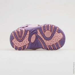 223005-13 Пляжная обувь для девочки роз-сир фото №3