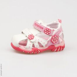 223005-14 Пляжная обувь для девочки белый