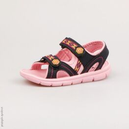 224005-12 Пляжная обувь для девочки син-роз