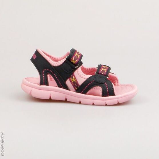 224005-12 Пляжная обувь для девочки син-роз фото №2