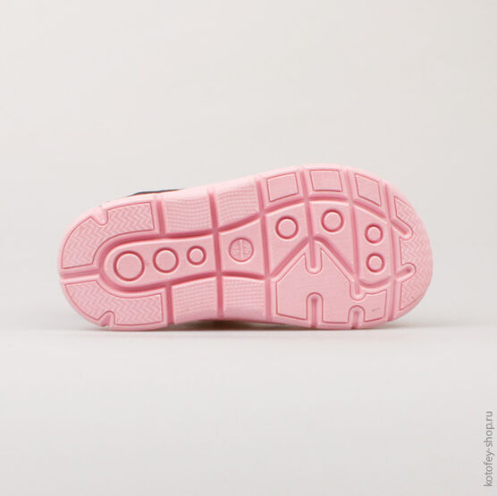 224005-12 Пляжная обувь для девочки син-роз фото №3