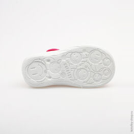 231064-14 Босоножки текстильные для девочки фуксия фото №3