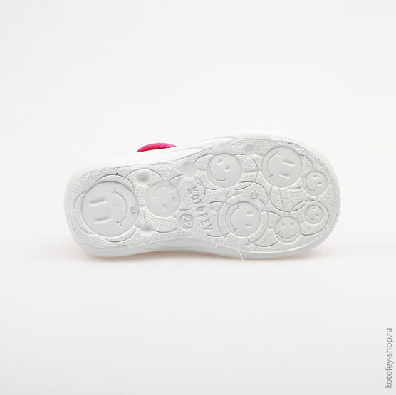 231064-14 Босоножки текстильные для девочки фуксия фото №3