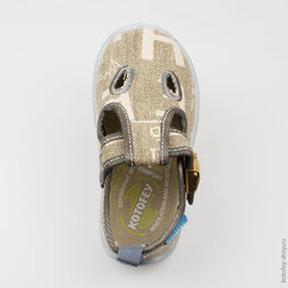 231073-72 Текстильная обувь для мальчики серый фото №4