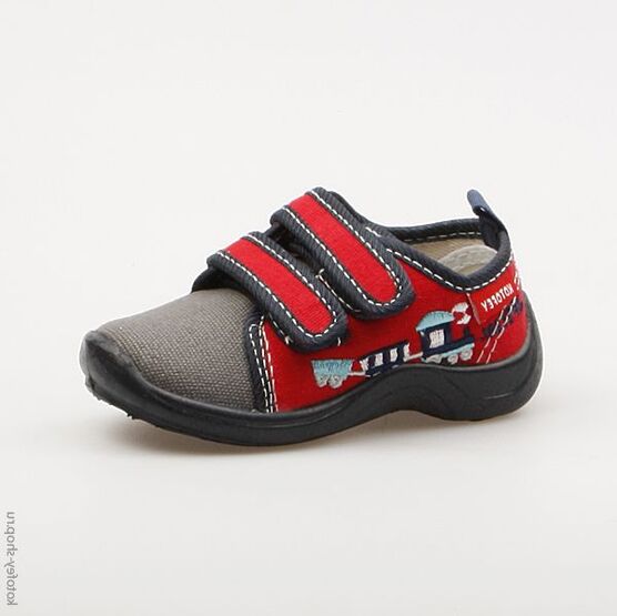 231085-12 Текстильная обувь для мальчики красный