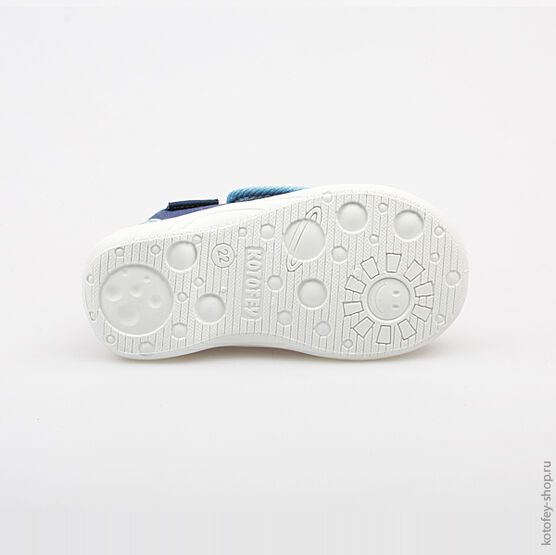 231086-11 Текстильная обувь для мальчики светло-синий фото №3
