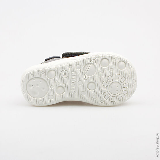 231086-12 Текстильная обувь для мальчики серый фото №3