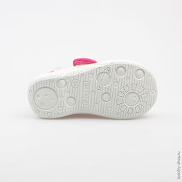 231089-11 Текстильная обувь для девочки роз-фук фото №3