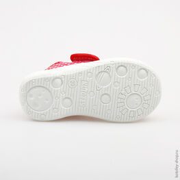 231089-12 Текстильная обувь для девочки кра-ора фото №3