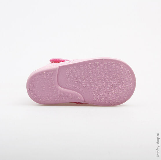 231092-71 Текстильная обувь для девочки розовый фото №3