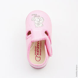 231092-71 Текстильная обувь для девочки розовый фото №4