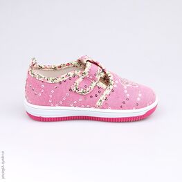 231105-11 Текстильная обувь для девочки розовый фото №2