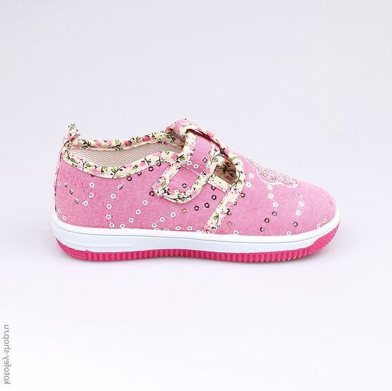 231105-11 Текстильная обувь для девочки розовый фото №2
