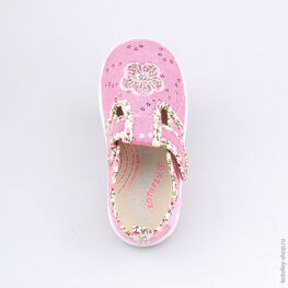 231105-11 Текстильная обувь для девочки розовый фото №4