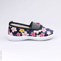 231108-12 Текстильная обувь для девочки светло-синий фото №2