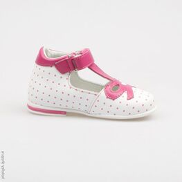 232059-22 Туфли для девочки бел-фук фото №2