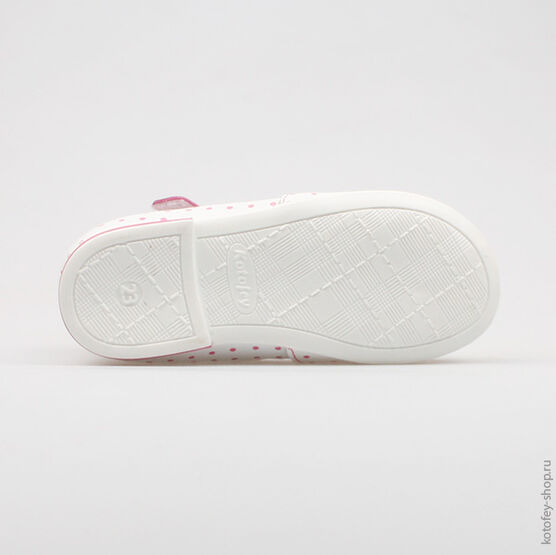232059-22 Туфли для девочки бел-фук фото №3
