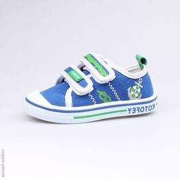 241008-11 Кеды для мальчики голубой