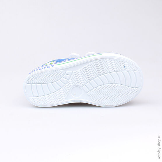 241008-11 Кеды для мальчики голубой фото №3