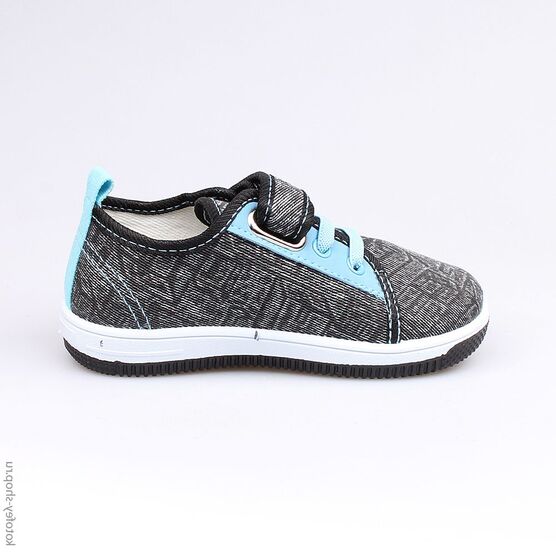 241013-11 Текстильная обувь для мальчики серый фото №2