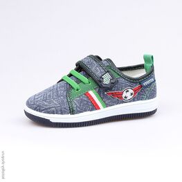 241013-12 Текстильная обувь для мальчики светло-синий